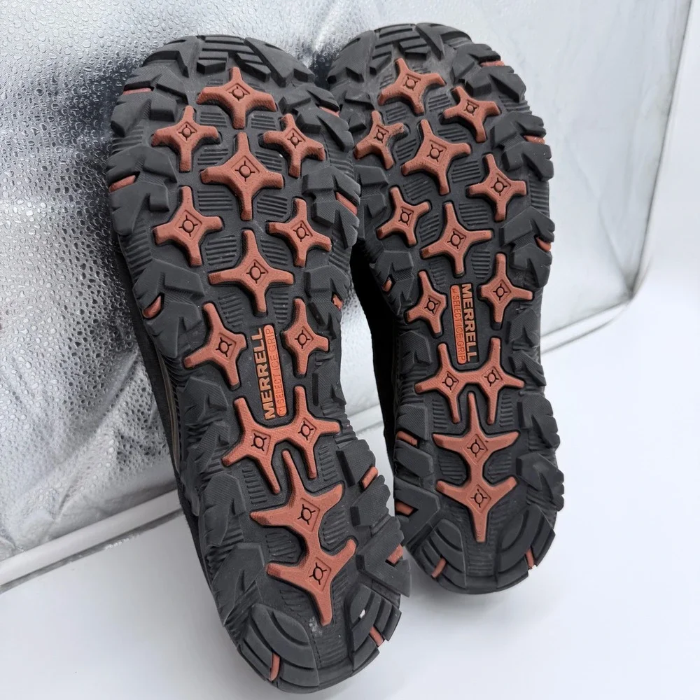 Merrell Moab Adventure Moc Black Slate Waterproof Leather Hiking Shoes Mens 15